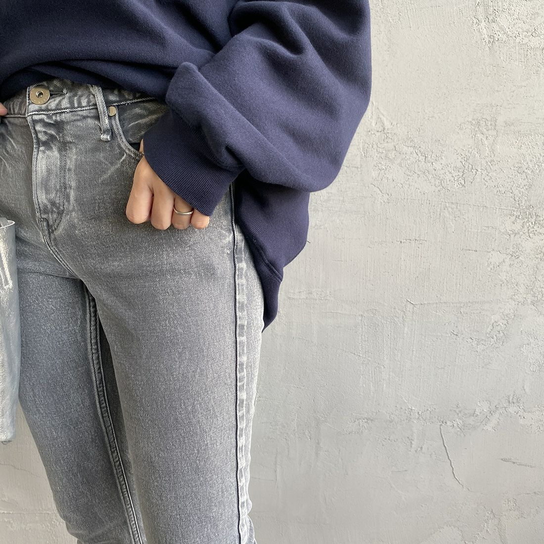 upper hights [アッパーハイツ] THE STELLA フィットミドルライズガールフレンドデニム [861219-RST] RUST