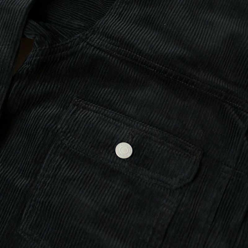 Jeans Factory Clothes [ジーンズファクトリークローズ] スタンダード8WコーデュロイGジャン [JFC-214-064] 61 BLK