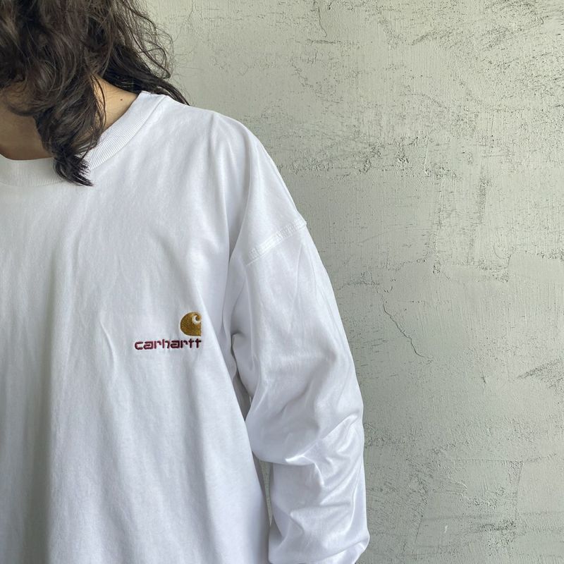 carhartt WIP [カーハートダブリューアイピー] ロングスリーブアメリカンスクリプトTシャツ [I029955] GROVE